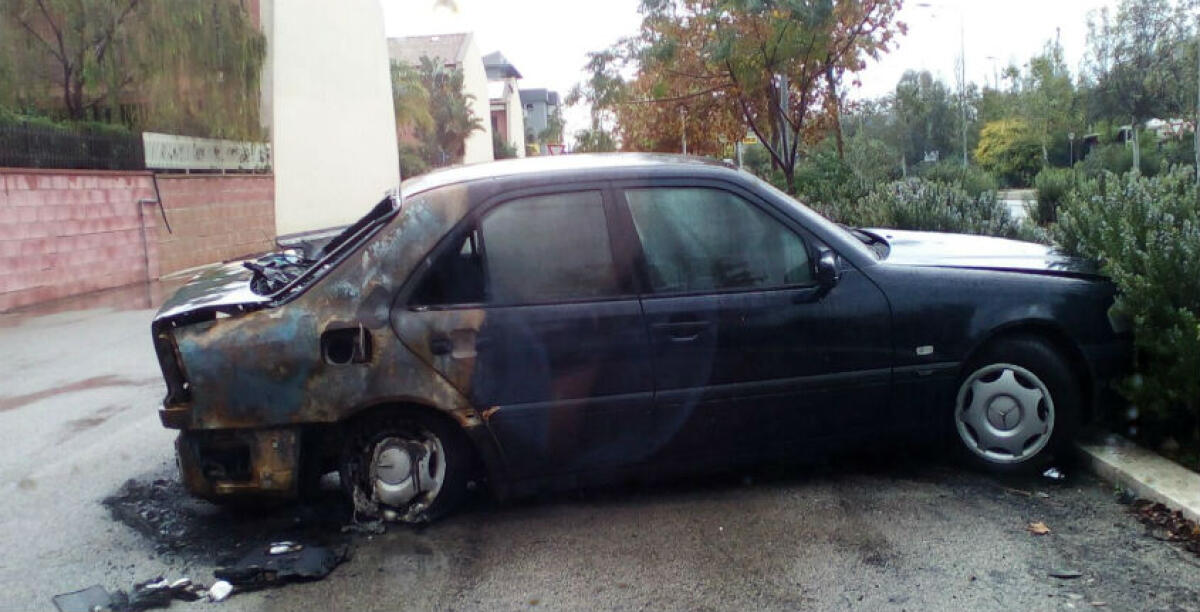 Il rogo delle auto del primario Gaetano Orlando -