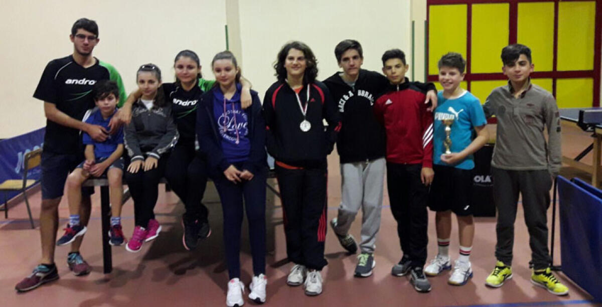 Dai giovanissimi ai Juniores, abbuffata di medaglia per l'Asd Tennis Tavolo al campionato provinciale - 