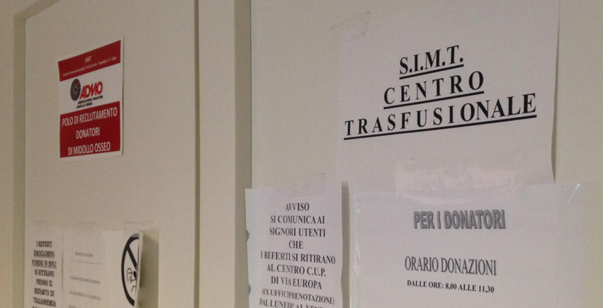 Il Centro trasfusionale è senza medici, un altro reparto rischia di chiudere -