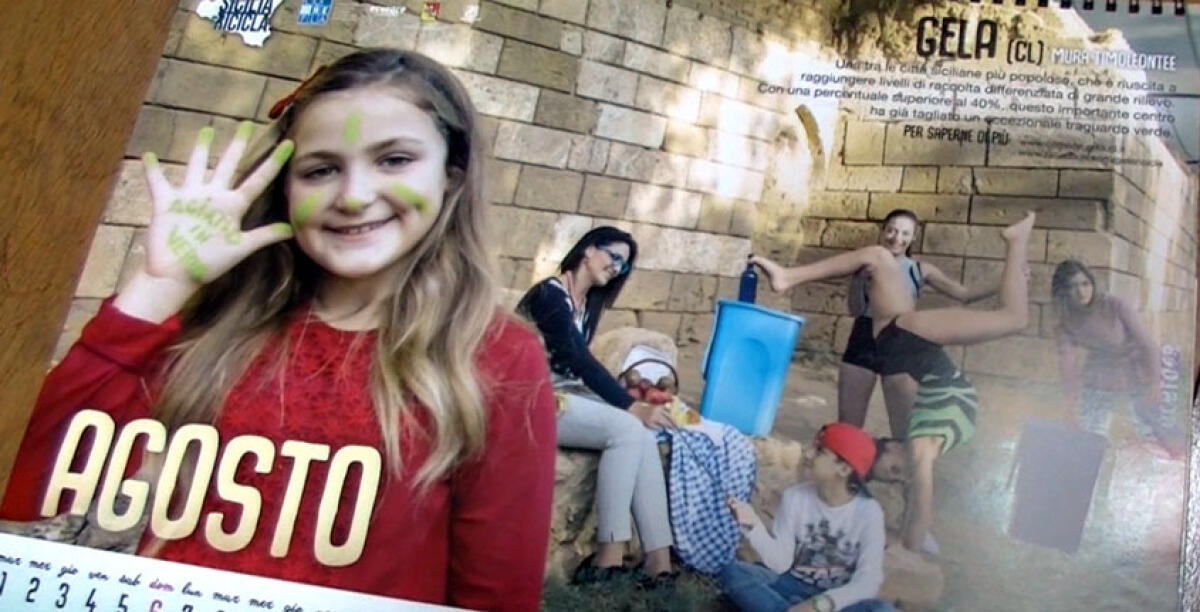 Differenziata oltre il 50%, Gela tra i comuni virtuosi nel calendario di Ecoface - 