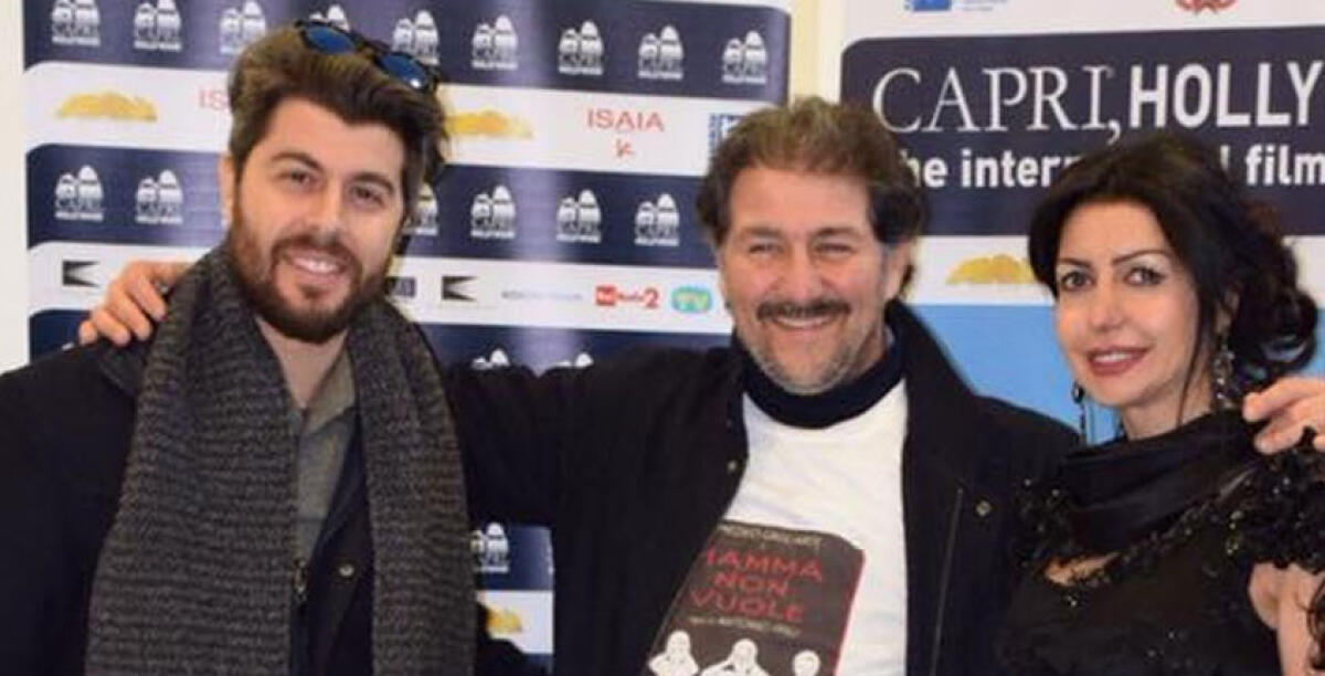 La gelese Vicari nel cast con Giancarlo Giannini nel corto "Mamma non vuole" -