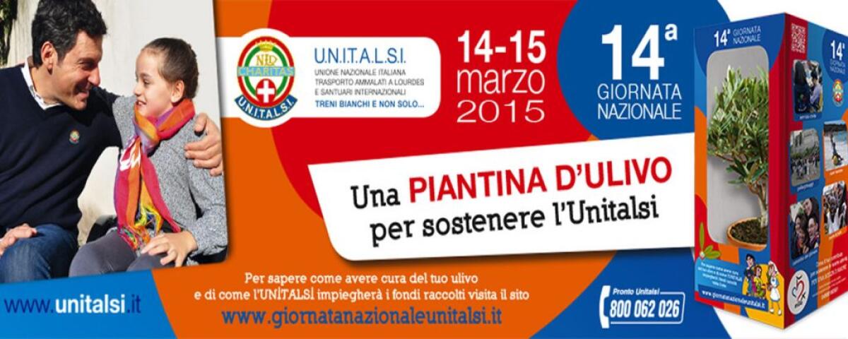 Una piantina d'ulivo per sostenere l'Unitalsi - 