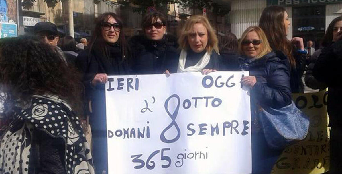 "Oggi l'8... anche domani", sit in di associazioni e movimenti in piazza - 