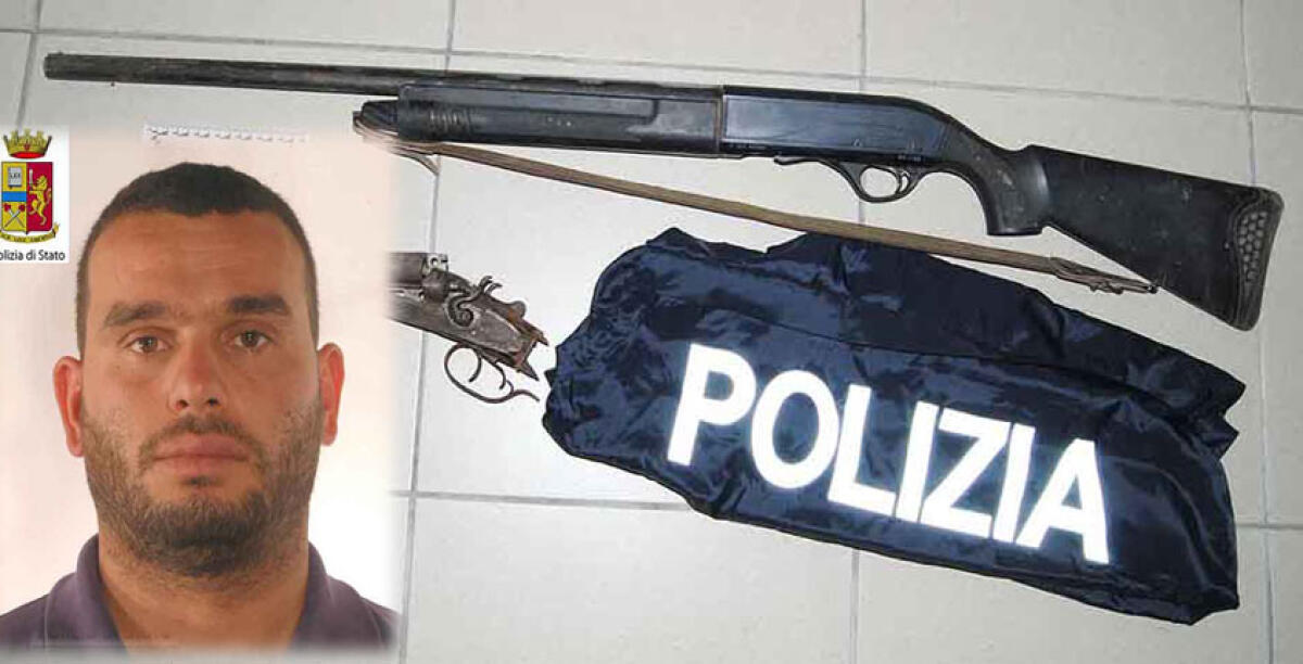 Nascondeva due fucili nel suo ovile, blitz della polizia: arrestato Davide Trubia - 