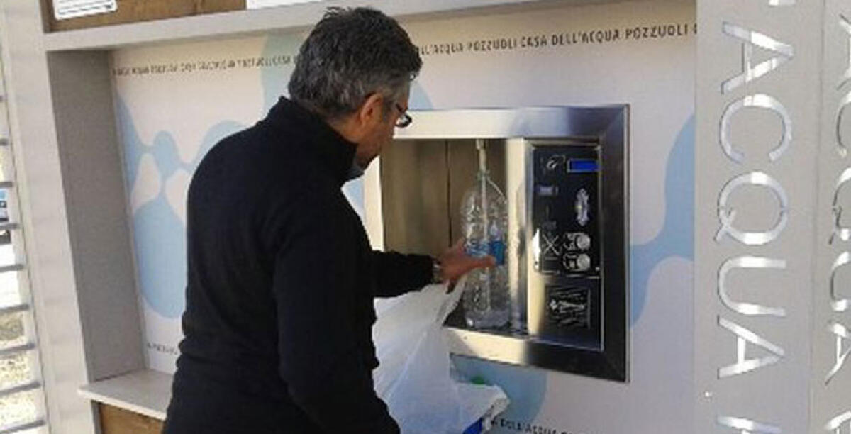 Acqua potabile, inaugurata la prima "casa" pubblica di erogazione fai da tè - 