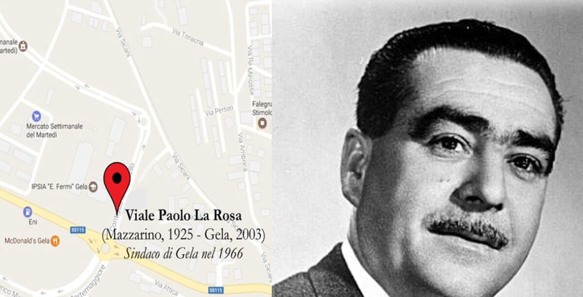 A Marchitello si inaugura un viale intitolato all'ex sindaco Paolo La Rosa - 