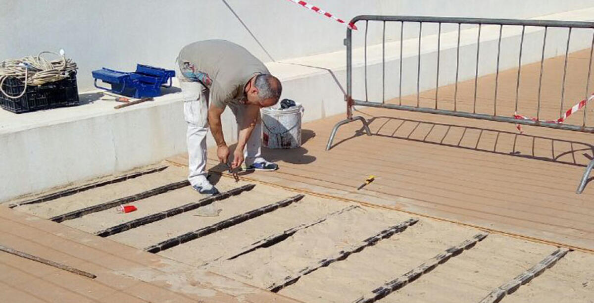 Sostituite tutte le doghe danneggiate della passeggiata del Lungomare - 