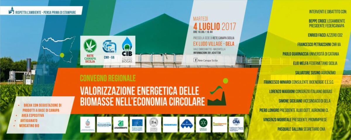 La valorizzazione delle biomasse nell'economia circolare - 