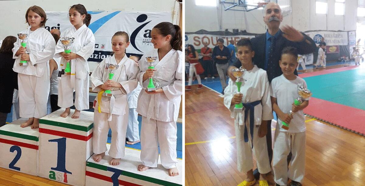 Coppa Kasmene, incetta di medaglie per i piccoli karateki della Bench Press - 