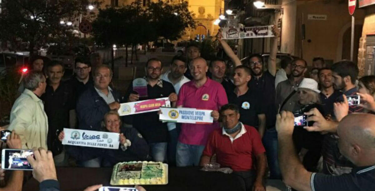 Siciliani, pugliesi e piemontesi...il giro di Sicilia delle vespe in città: Maniglia, "molti di loro torneranno come turisti" - 