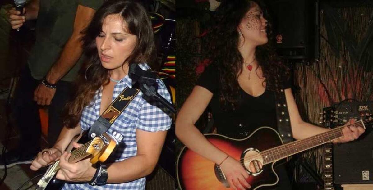 Art event in rosa, le chitarriste Malandrino e Messinese protagoniste a Macchitella - 