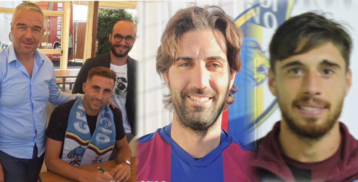 Triplo colpo del Gela, in biancazzurro il bomber Dorato, Cuomo e Raimondi - 