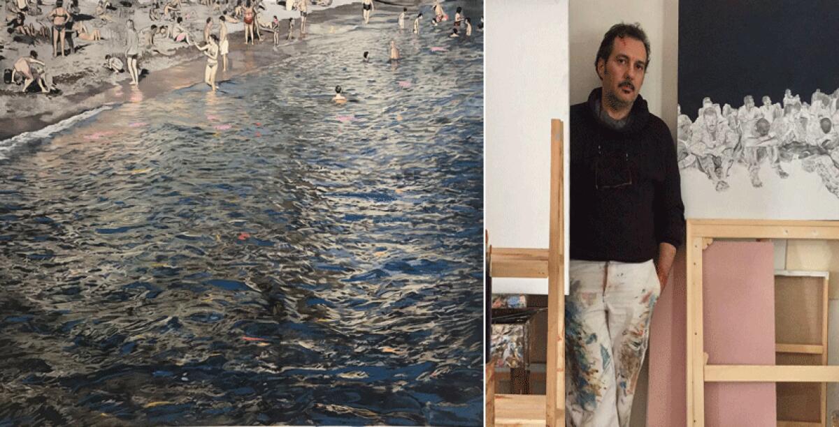 Le grafiche ispirate a "Bagnanti" di Giovanni Iudice come premio al Trofeo del Mare di Pozzallo - 