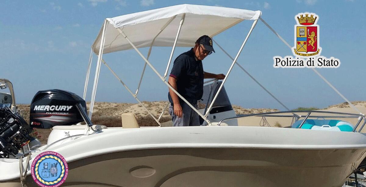 Imbarcazione da diporto rubata a Marina di Acate e ritrovata a Montelungo - 