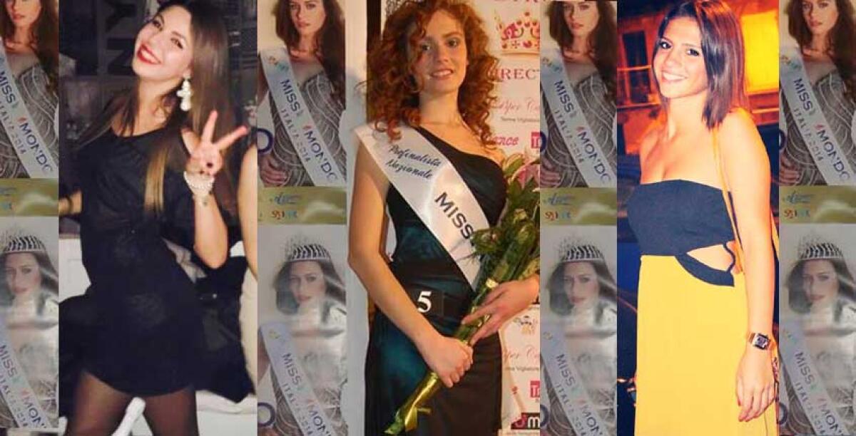 Le aspiranti reginette Martina, Maria Teresa e Sofia in gara per sognare la finale di Miss Italia - 
