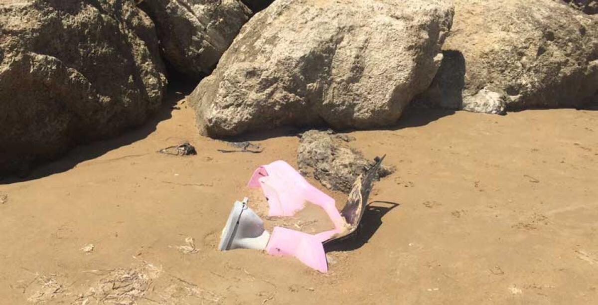 Quella spiaggia sporca e ignorata dalle ruspe segnalata da bagnanti calatini - 