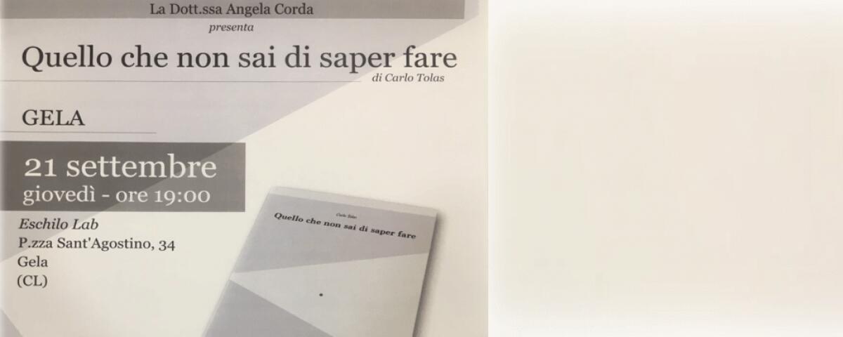 Quello che non sai di saper fare - 