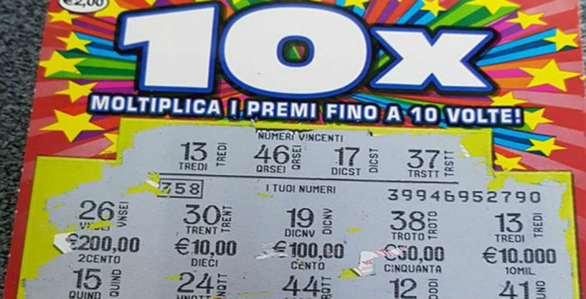 Gratta e vince diecimila euro, il biglietto fortunato acquistato nella tabaccheria Amodeo - 