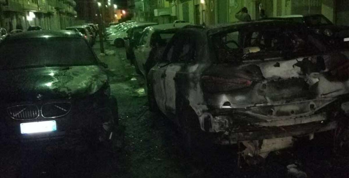 Incendiate otto autovetture, c'è pure quella dell'esponente del Megafono Enrico Vella - 