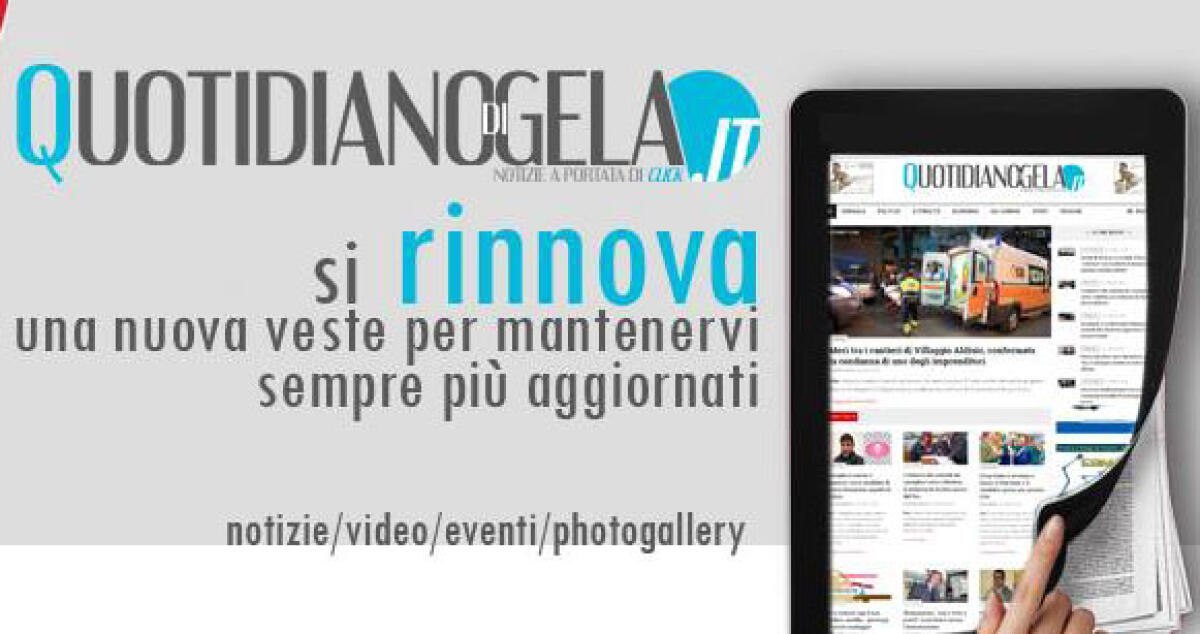 Il Quotidiano di Gela si rinnova, nuova veste grafica e informazione sempre più social - 