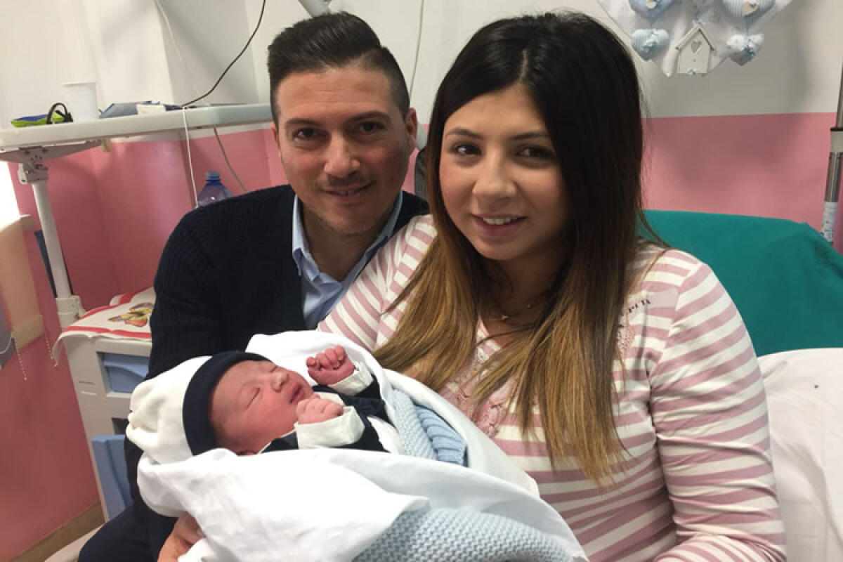 Benvenuto 2018! il primo nato è Lorenzo, l'ultima nata del 2017 è Matilde -