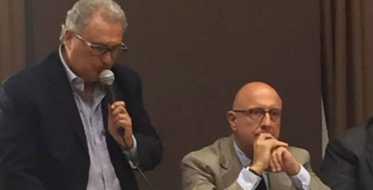 Messinese è il passato...ora c'è Armao, l'ex assessore Salinitro con l'Unione dei Siciliani - L'ex assessore Francesco Salinitro con Gaetano Armao