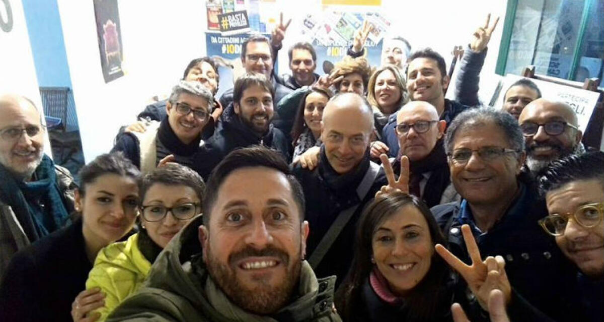 Lorefice al Senato, "questo è il vero M5S"...ma Messinese elogia Salvini: "Coerente e credibile" - Gli attivisti locali insieme al senatore Pietro Lorefice