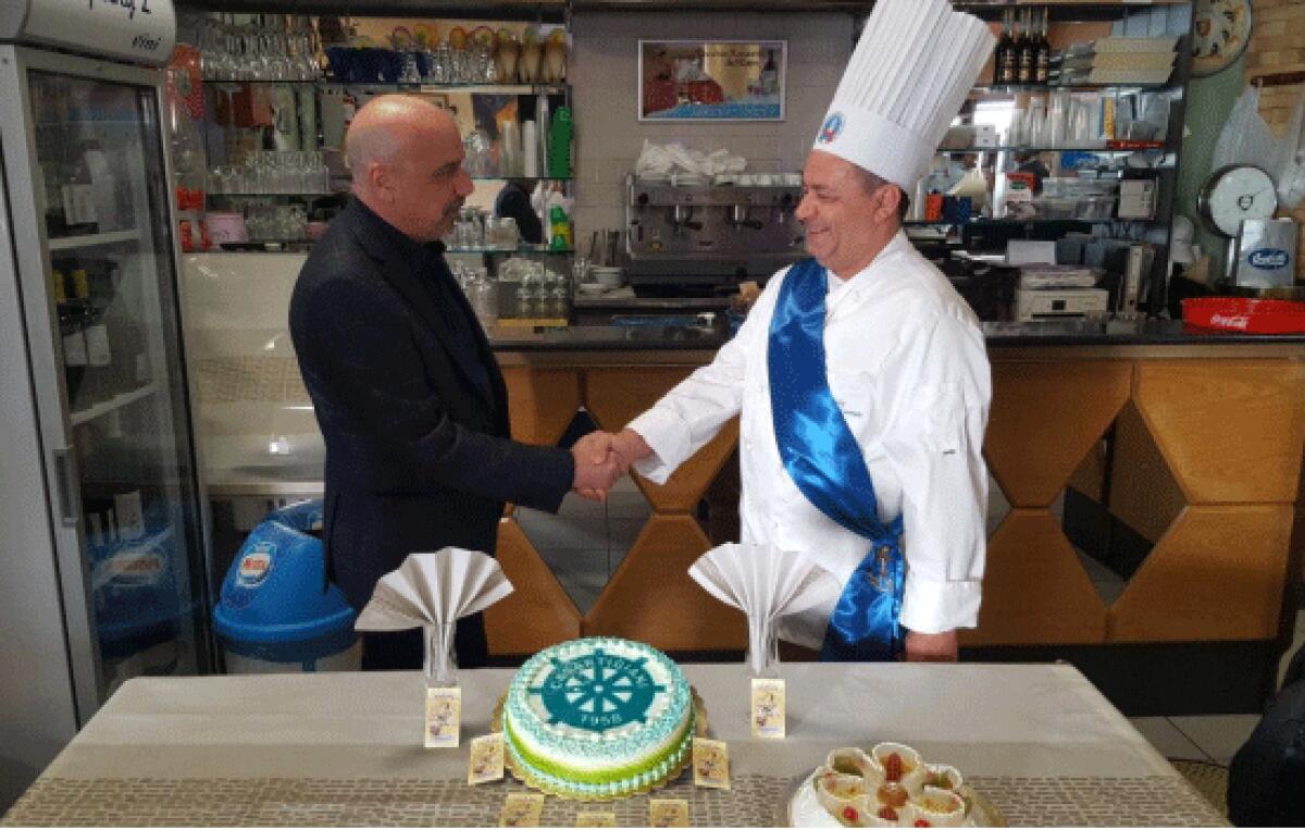 Lo chef Maurizio Tuccio nel direttivo di Casartigiani - Antonio Ruvio con Maurizio Tuccio