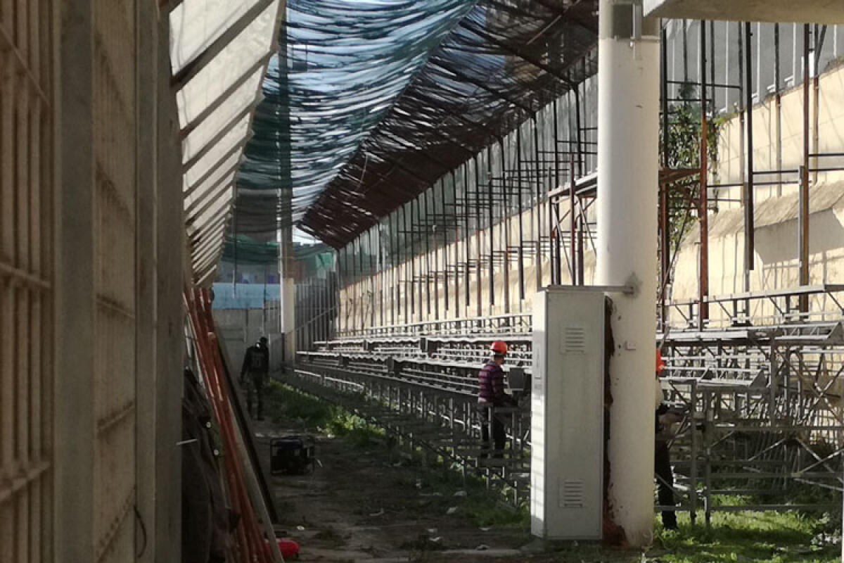 Dove si gioca Gela-Sancataldese? Domani il verdetto della Commissione - I lavori alla gradinata dello stadio proseguono