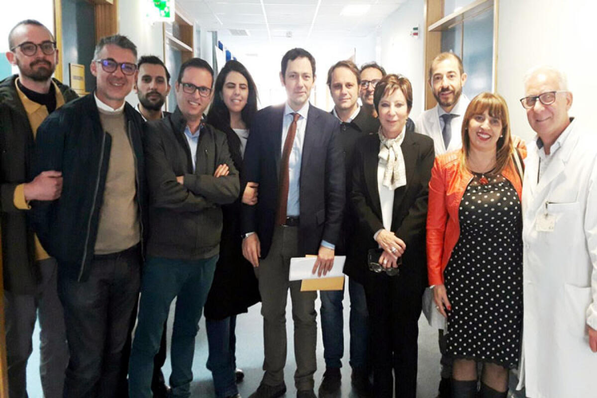 L'assessore Razza all'ospedale di Niscemi: servono subito 3 infermieri e 3 medici - L'assessore Ruggero Razza  all'ospedale Suor Cecilia Basarocco di Niscemi