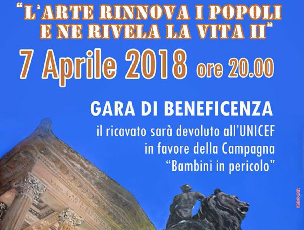 Raccolta fondi in favore dei bambini per l'Unicef - 