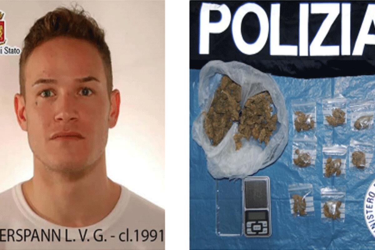 Ventiseienne trovato con oltre 60 grammi di marijuana ai domiciliari - Giuseppe Lucca Unterspann