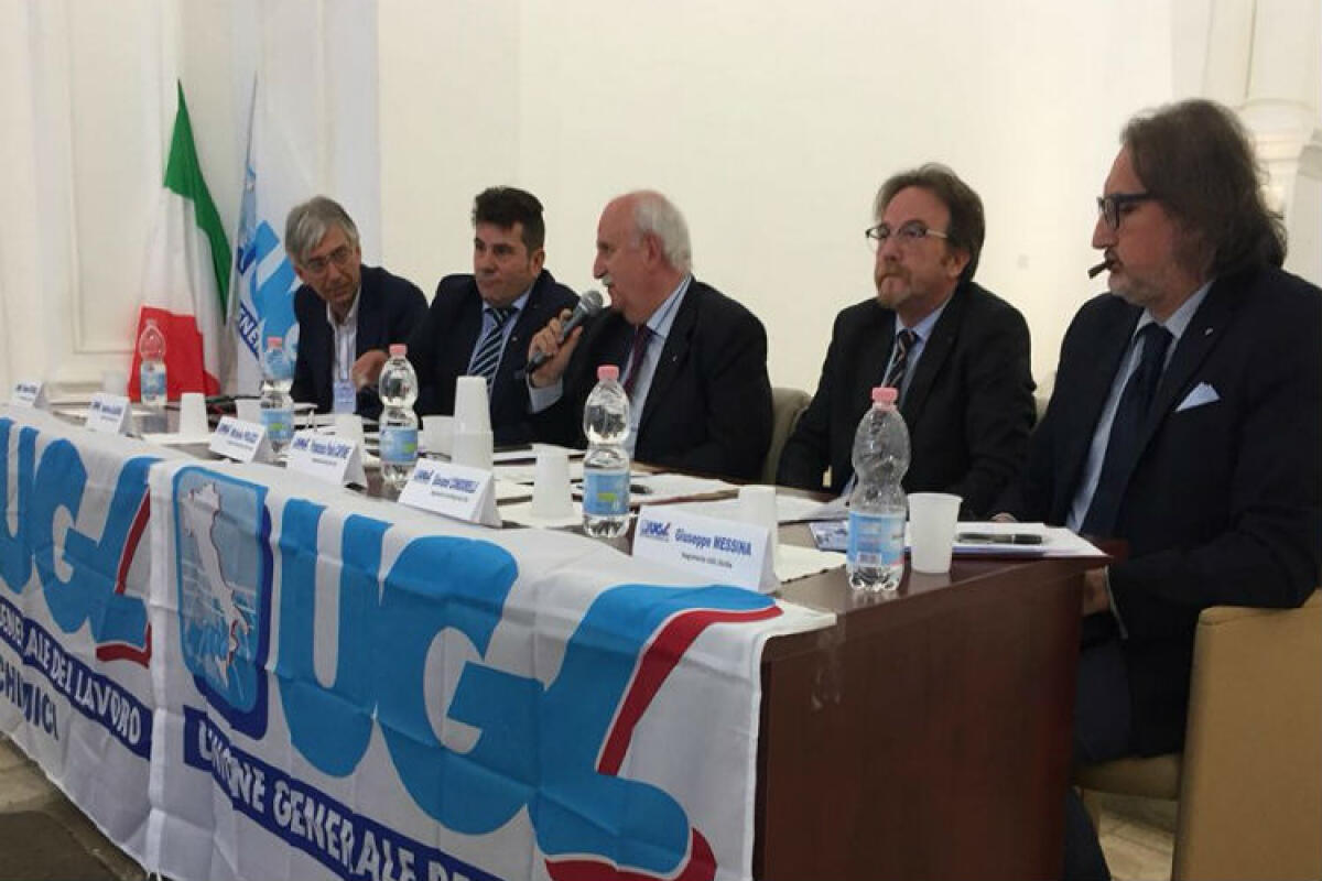 La riconversione di Eni, l'Ugl: "Chiarezza su numeri occupazionali...territorio usato come bancomat" - I vertici dell'Ugl oggi a confronto