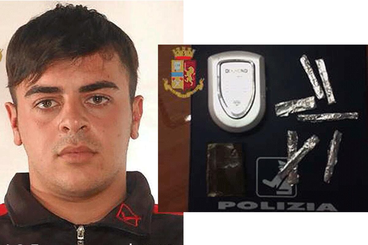 Nascondeva a casa 52 grammi di hashish, arrestato un ventenne - Francesco Scollo