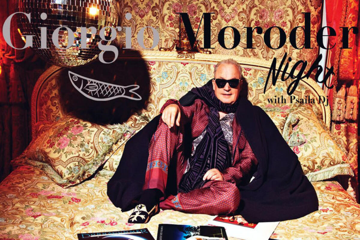Live set al Rossini con le sonorità dance dedicate a Giorgio Moroder -