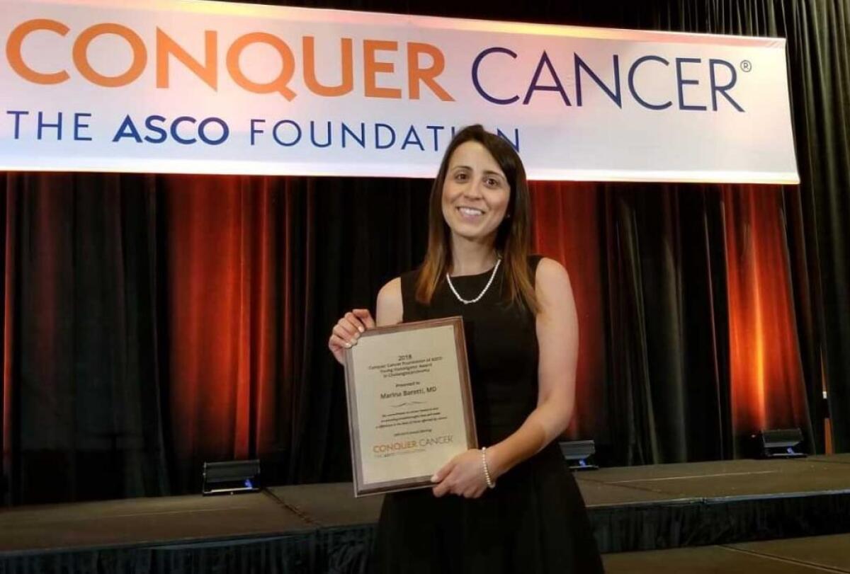 Tumore del pancreas, 50mila dollari per finanziare la ricerca di Marina Baretti - La giovane ricercatrice, l'oncologa Marina Baretti