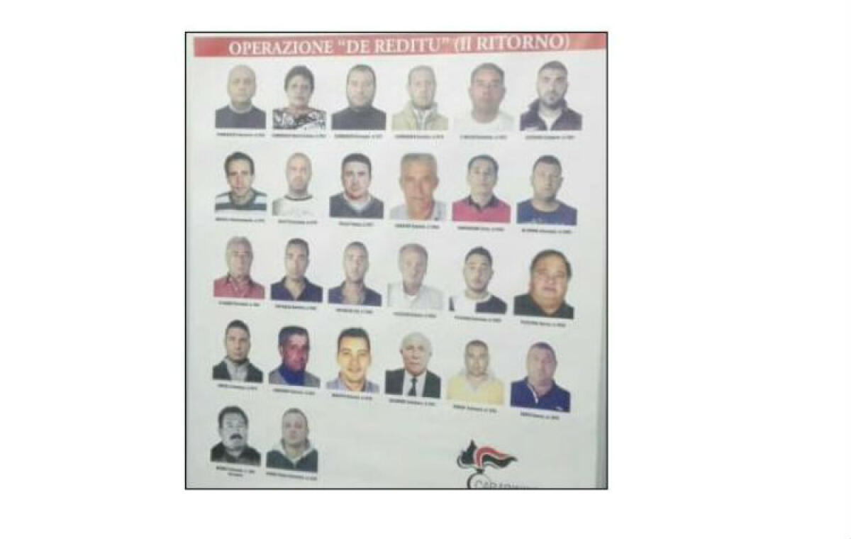 I clan di Riesi nel blitz "De Reditu", uccisero anche per lo sgarro del passaggio alla moglie del boss - Venticinque misure di custodia cautelare spiccate contro i clan di Riesi