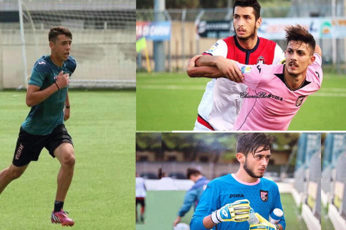 Dal Real Gela al grande calcio, Retucci all'Entella e Belladonna al Lecco - Mattia Retucci, Fabio Brasile e Graziano Belladonna