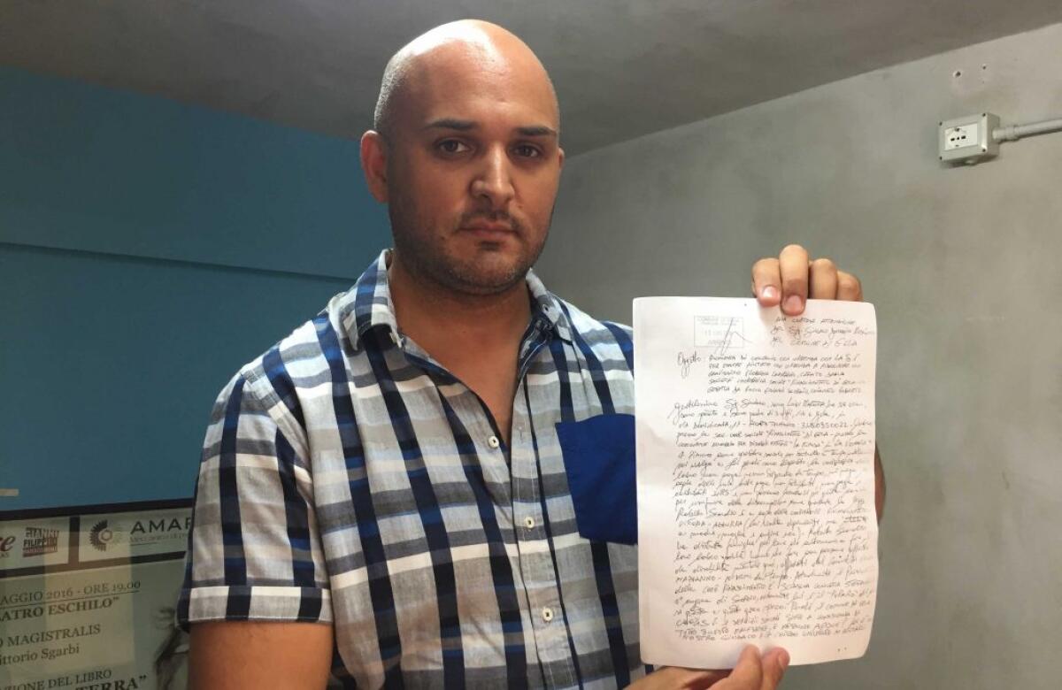 Cooperativa Rinascimento, operatori scrivono a Di Maio: "Siamo abbandonati dalle istituzioni" - L'operatore sociale Luigi Marotta