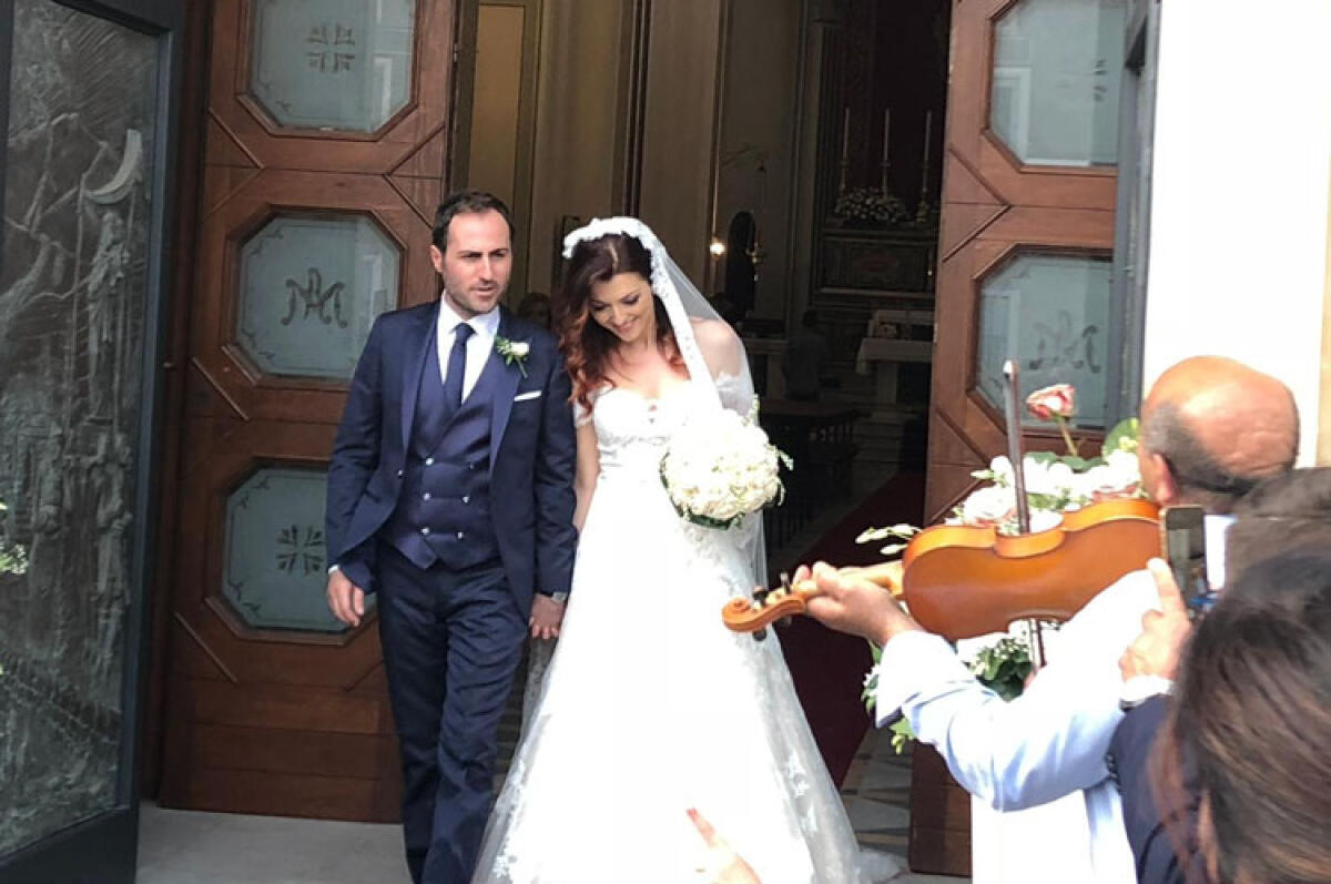 Paola Greco e Davide Ancona sposi -