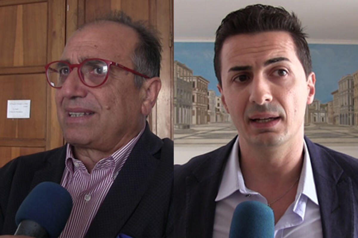 Verso le comunali, i partiti iniziano a dialogare - Nella foto Vincenzo Cascino (Diventerà Bellissima) e Cristian Malluzzo (Sicilia Futura) 