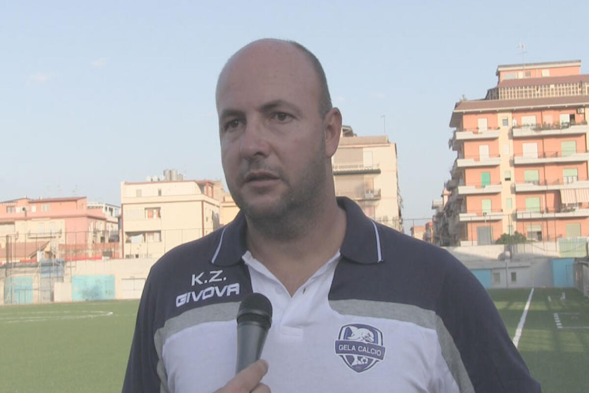 Zeman: ”Buona prestazione contro il Troina ma c’è tanto da lavorare” - Nella foto il tecnico del Gela Karel Zeman 