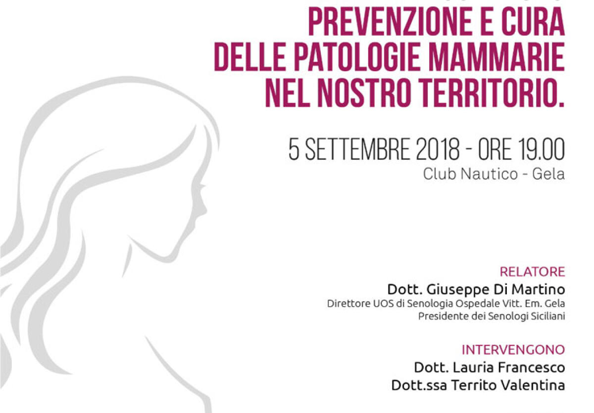 Prevenzione patologie mammarie, convegno al club Nautico - 