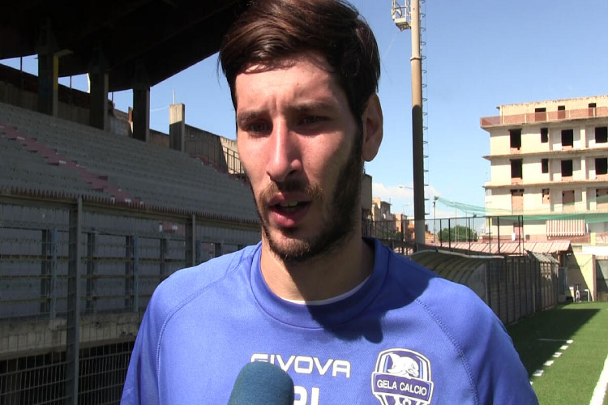 Domani il Gela parte per la sfida di Portici, Mileto: "Il nostro obiettivo è vincere" - Nella foto Francesco Mileto, difensore Gela Calcio