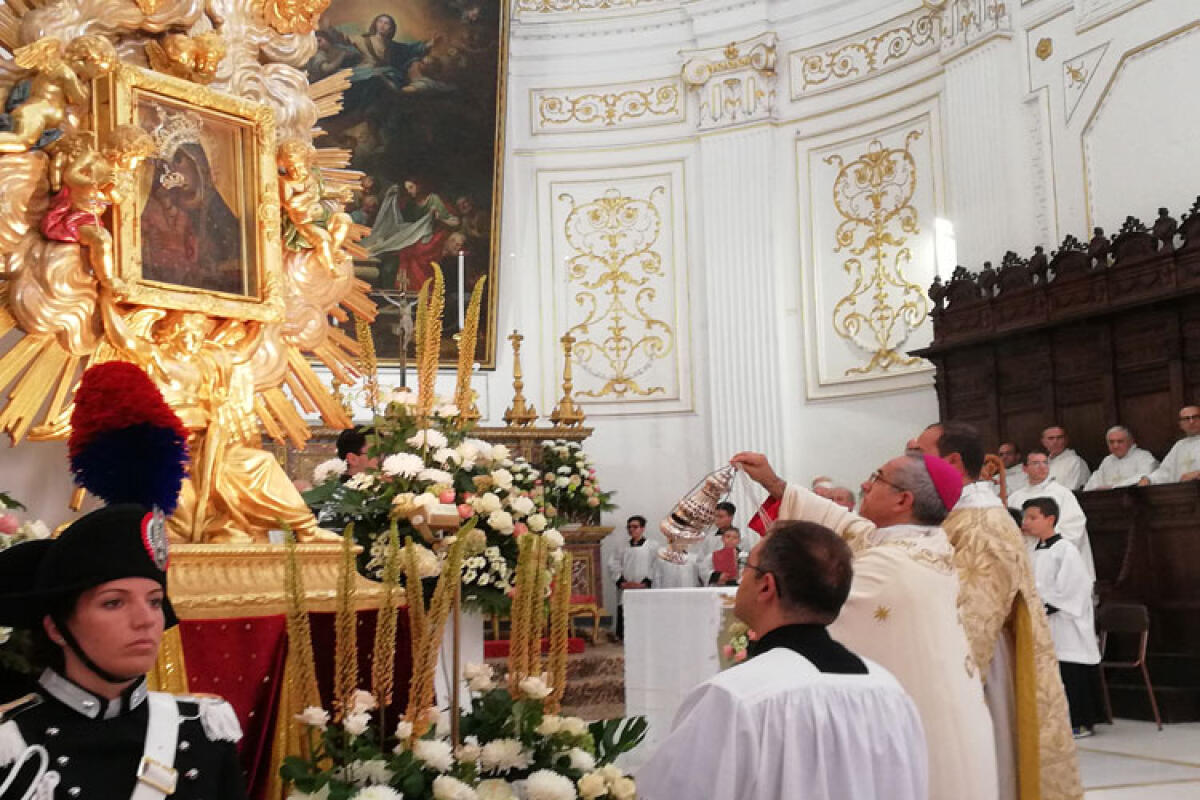 Solenne Pontificale, Gisana: “Prendiamo esempio dalla Madre celeste” - Il Vescovo della Diocesi di Piazza Armerina Rosario Gisana 