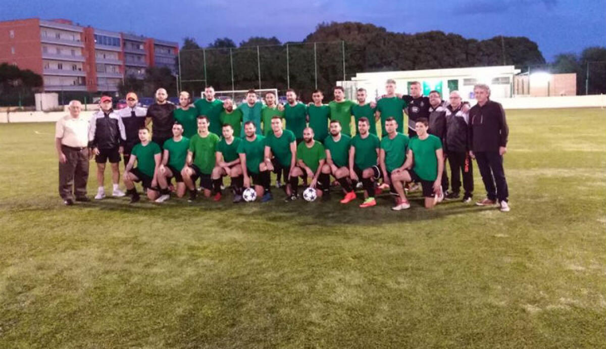 I maltesi dello Tà Xbiex in ritiro in città, tre amichevoli al "Mattei" - La formazione maltese al "Mattei"