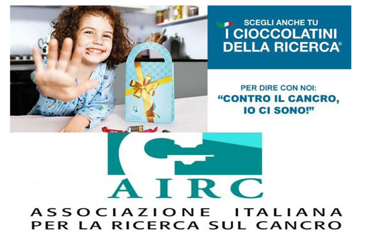 I cioccolatini della ricerca AIRC in piazza Umberto I - 