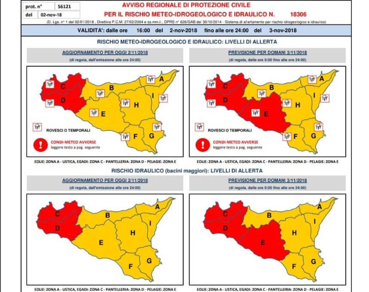 Diramata l'allerta meteo in città, il commmissario Arena invita alla cautela - 