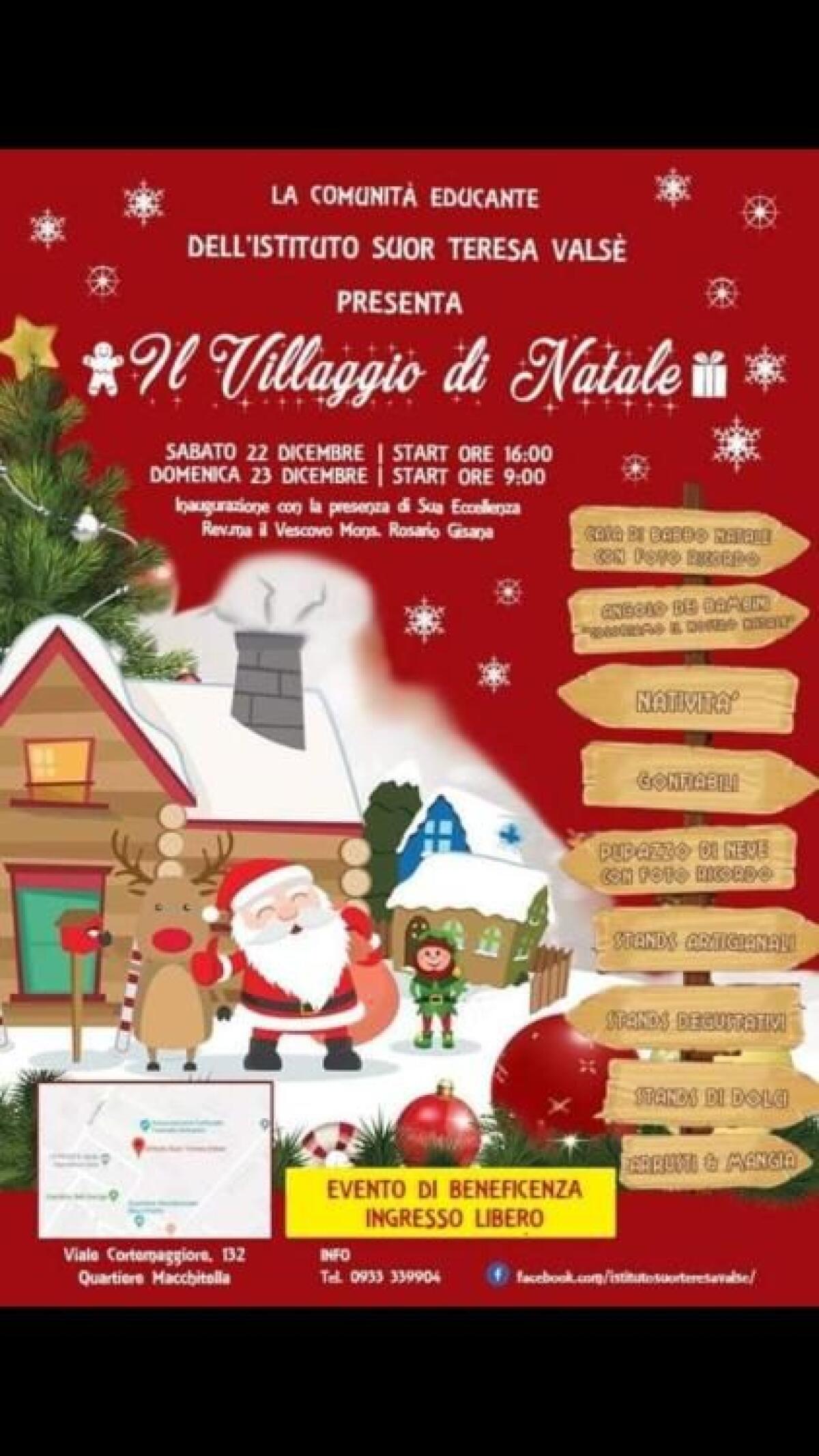 Il villaggio di Natale della comunità Educante - 