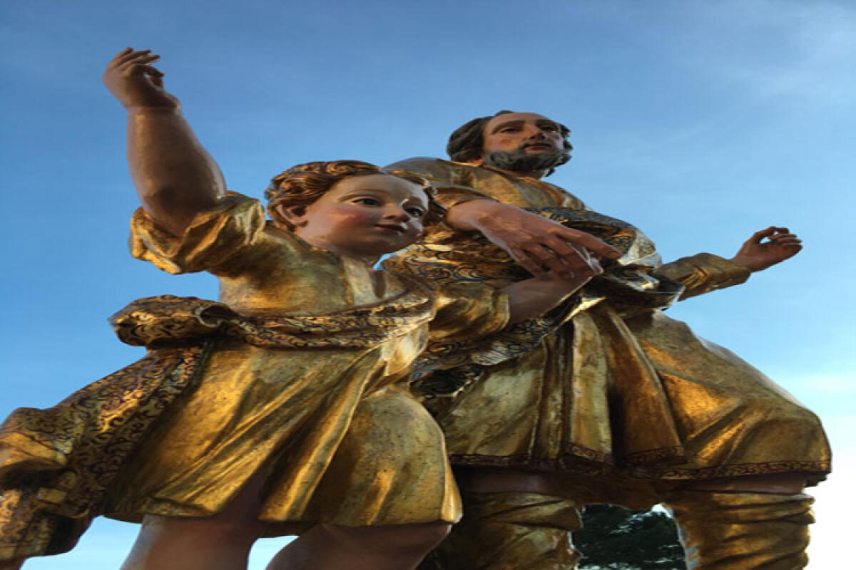 San Giuseppe torna al suo antico splendore - La Statua di San Giuseppe del 1747 restaurata 